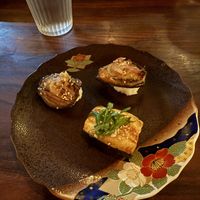 Vegan sushi  at Vegan Ramen YADOKARI in Fukuoka