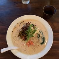 Vegan Hakata style ramen  at Vegan Ramen YADOKARI in Fukuoka