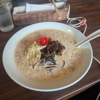 Hakata style ramen at Vegan Ramen YADOKARI in Fukuoka