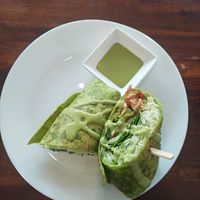 Fajita Frenzy - $12 and the mint sauce was delicious at Sthana's Kitchen   in South Melbourne