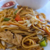 Fried noodles with soy at Sthana's Kitchen   in South Melbourne
