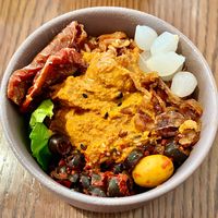 Muhammara bowl at The Larder  in Dubai
