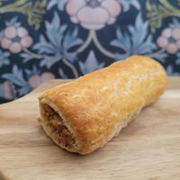 Vegan Sausage Roll at The Bakehouse - Tŷ Becws in Caernarfon
