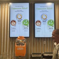 Coffee and matcha  at PSA - Market in Pisa