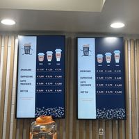 Coffee menu  at PSA - Market in Pisa