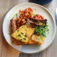 Harvest Vegan Fry at The View Restaurant in Shrewsbury