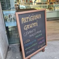 Granita flavours (vegan) at Artigiana Gelati in Seregno