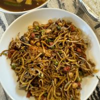 Vegetable chow mein   at Great Wall in Norwich