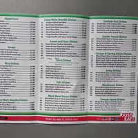 Menu at Great Wall in Norwich