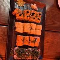 Happy hour vegan rolls   at Blue Sushi Sake Grill in Chicago