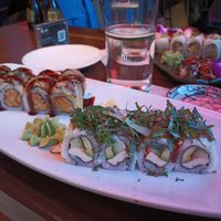 Left: Shiitake to Me, Right/front: Thai Hippie
Both AMAZING - Thai Hippie felt more "fresh" while StM felt more "indulgent" I'd just decide based more on what I was craving. at Blue Sushi Sake Grill in Chicago