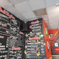 Smoothie & drink menu at Rhythm 'n Wraps in Boston