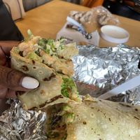 My tuna wrap!  at Rhythm 'n Wraps in Boston