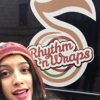 cool logo at Rhythm 'n Wraps in Boston
