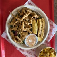 Kale m Shrooms Salad with side of Mac n Cheese  at Rhythm 'n Wraps in Boston