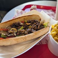 Cheesesteak at Rhythm 'n Wraps in Boston