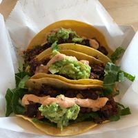 Fueguito tacos at Rhythm 'n Wraps in Boston