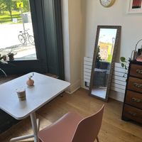 Window seating  at Little Seed in Middlebury