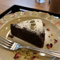 choko cake  at Vegan Peace OTEMACHI in Hiroshima
