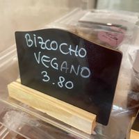 Vegan cake at BAHAY Coffee in Madrid
