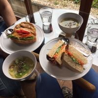 Sandwich and soup x2 at 24sekki in Kamakura