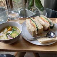 Tempeh sandwich  at 24sekki in Kamakura