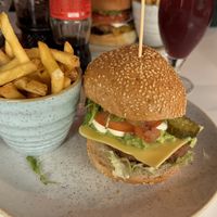 vegan rathmines burger  at BóBós Burgers Restaurant in Dublin