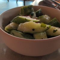 Cucumber salad at The Monroe in Orlando