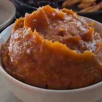 Mashed sweet potatoes at The Monroe in Orlando