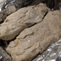 Vegan breakdown burritos (taste better than they look) at Jane's Seamoss Creations and More in Orlando