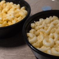 Vegan mac and cheese (one order gives two small bowls) at Jane's Seamoss Creations and More in Orlando