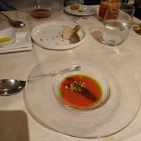 Gespacho at Bistrot De Venise in Venice