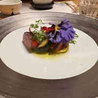 Summer vegetable saladd  at Shikisai gin no to in Beppu