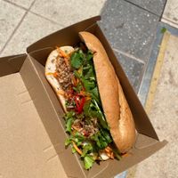 Banh mi tofu (heaven!)  at The Meeting Place in Katherine