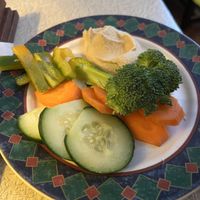 Hummus & veg   at Moon and River Cafe in Schenectady