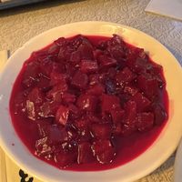 Beet slaw  at Moon and River Cafe in Schenectady
