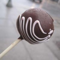 Cake pop. That's fun stuff to eat. at Petit Lapin in Mount-royal