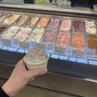 I got peppermint   at Gingers Divine Ice Cream in El Segundo