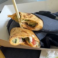 Flamingo wrap  at Panda Burgers  in Olbia
