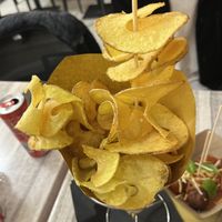 Chips   at Panda Burgers  in Olbia