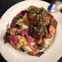 Plant based plate  at Alder Wood Bistro in Sequim