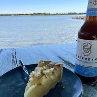 Tolle Aussicht und leckerer Kuchen   at Strandhalle in Arnis