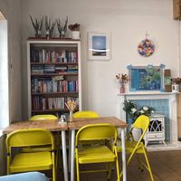 Seating, book shelf, child’s play section   at Devonmade in Paignton