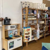 Child’s play area and more products in the shop  at Devonmade in Paignton