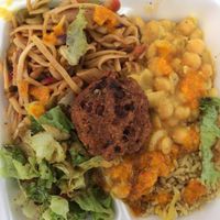 Trying everything he has... you should too! at Papa Earl - Mobile Food Vendor in Mount Standfast