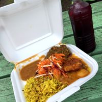 Delicious Rastafarian food at Papa Earl - Mobile Food Vendor in Mount Standfast