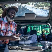 this is papa earl & his car at Papa Earl - Mobile Food Vendor in Mount Standfast