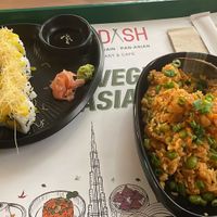 Vegan sushi and kimchi rice   at DIP DASH - Social Distrikt  in Dubai