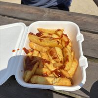 Chips  at Life's a Beach in Falmouth