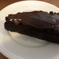 Chocolate cake - delicious   at Gaia Art and Cafe in Rio De Janeiro